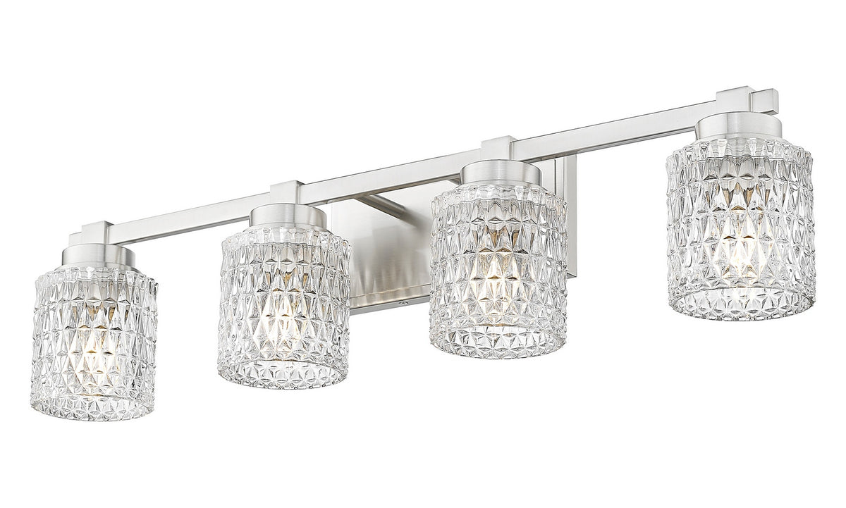 Luminaire de vanité Jacqueline Nickel brossé, 31 1/2" – vue 3