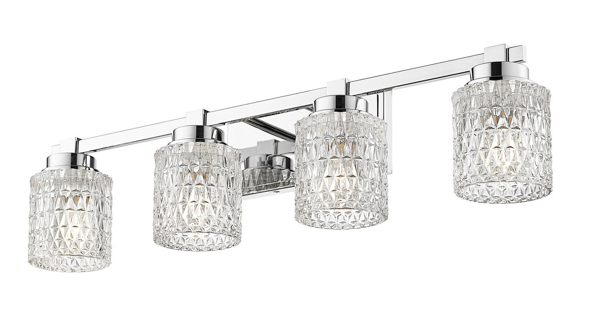 Luminaire de vanité Jacqueline Chrome, 31 1/2" – vue 2
