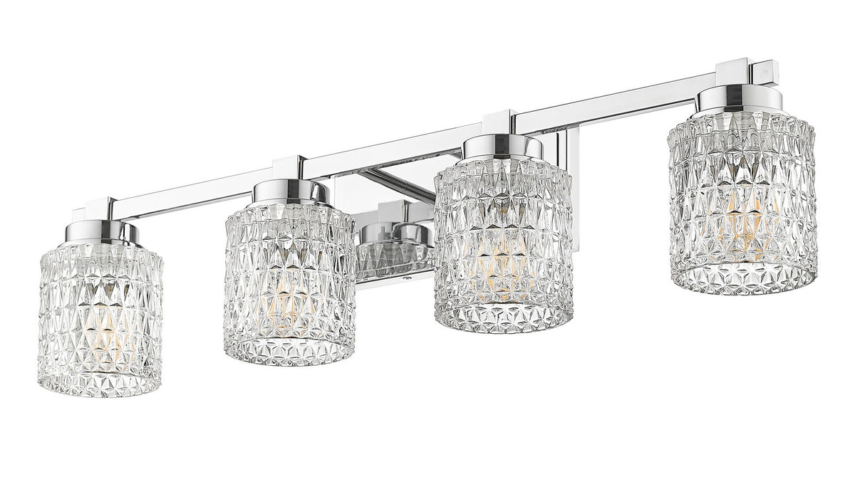 Luminaire de vanité Jacqueline Chrome, 31 1/2" – vue 4