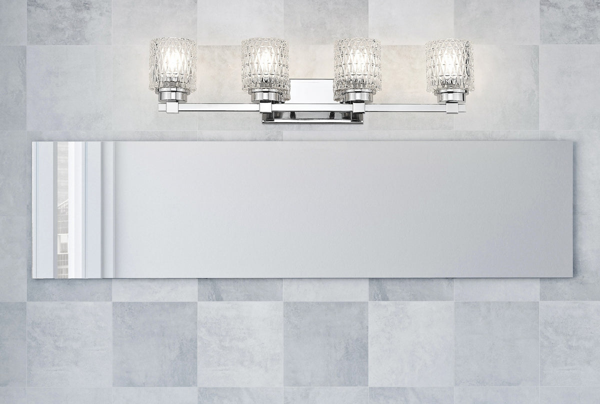 Luminaire de vanité Jacqueline Chrome, 31 1/2" – vue 8