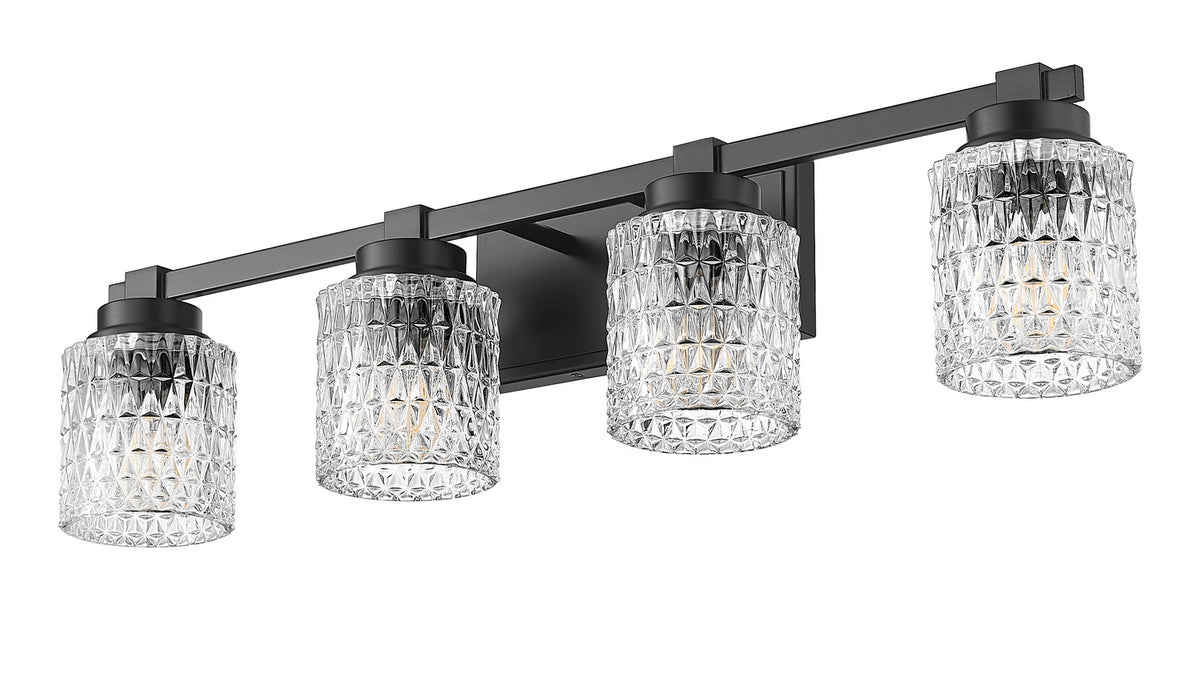Luminaire de vanité Jacqueline Noir mat, 31 1/2" – vue 4