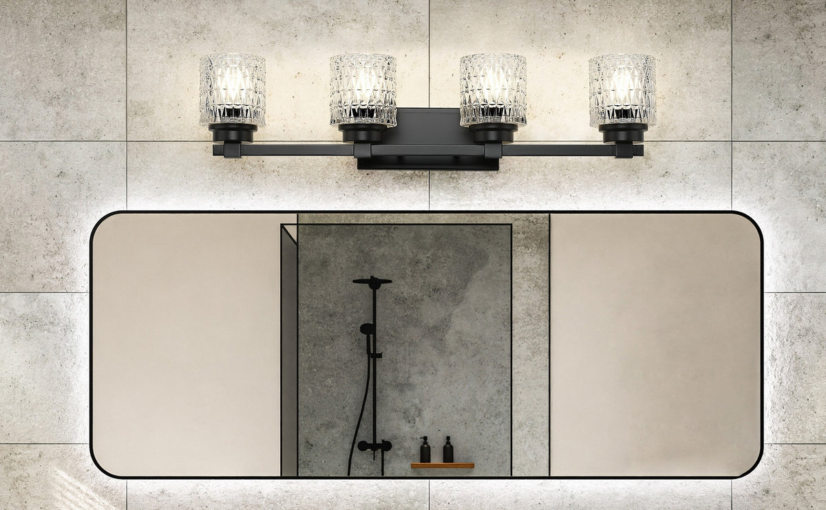 Luminaire de vanité Jacqueline Noir mat, 31 1/2" – vue 7