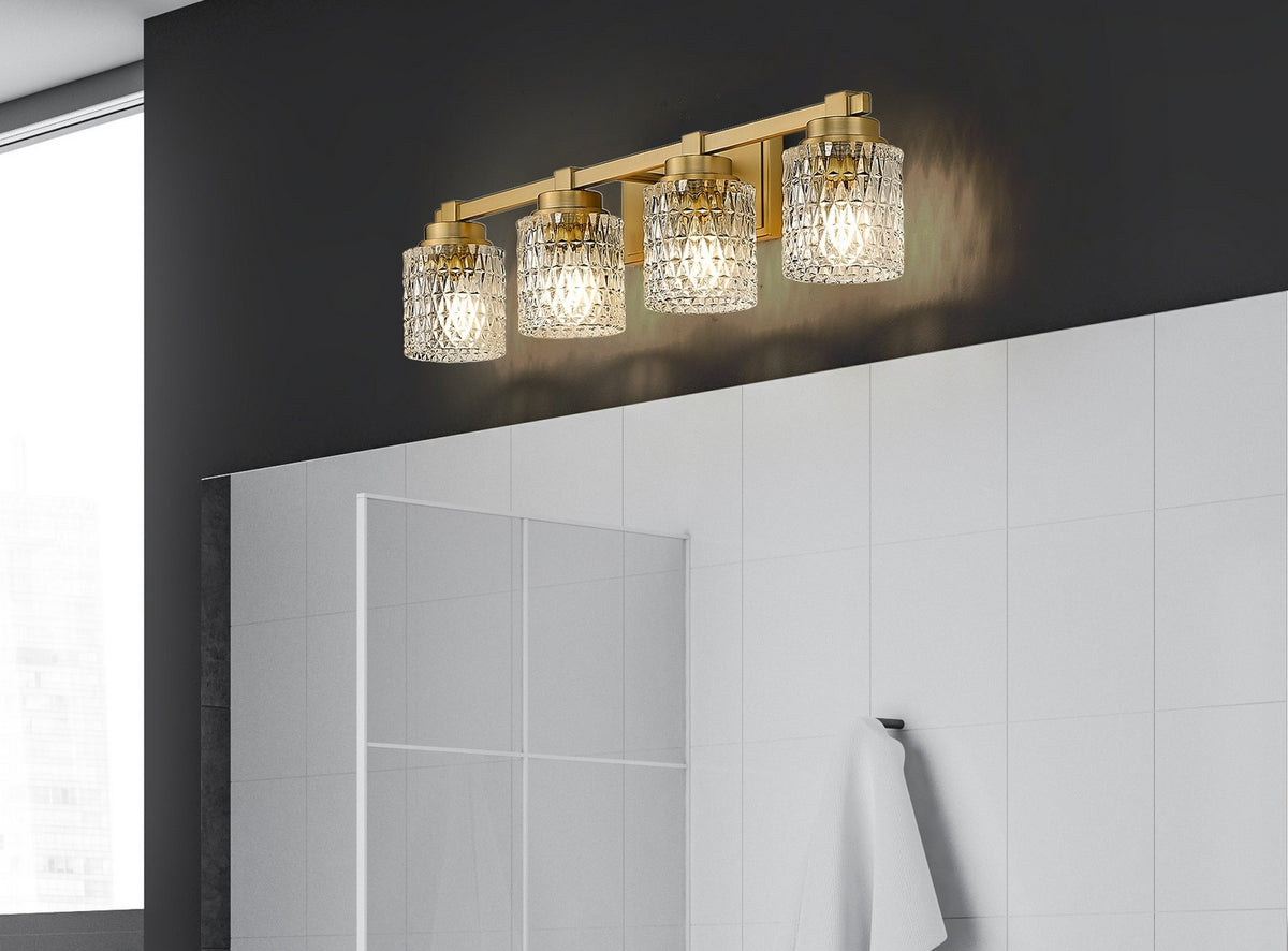 Luminaire de vanité Jacqueline Or moderne, 31 1/2" – vue 8