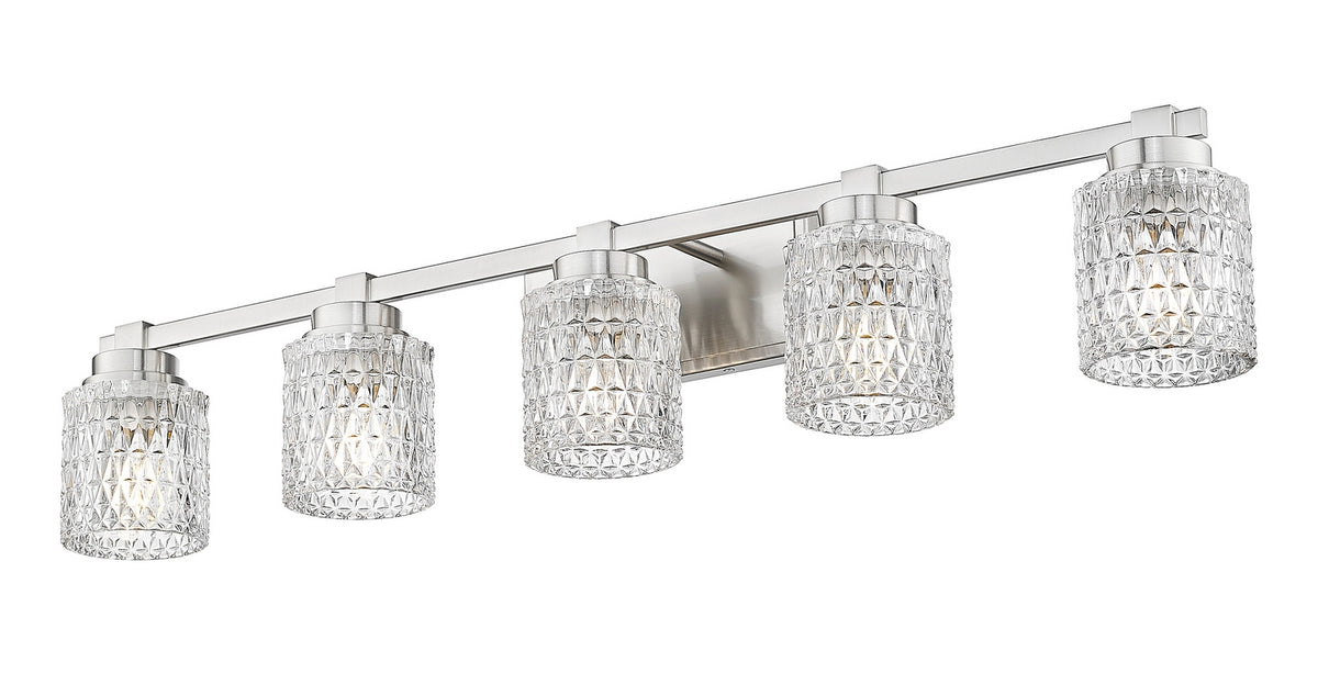Luminaire de vanité Jacqueline Nickel brossé, 40 1/4" – vue 2