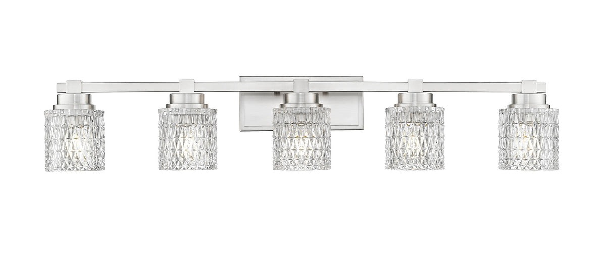 Luminaire de vanité Jacqueline Nickel brossé, 40 1/4" – vue 5