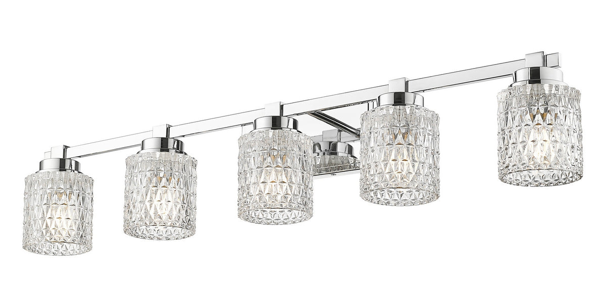 Luminaire de vanité Jacqueline Chrome, 40 1/4" – vue 3
