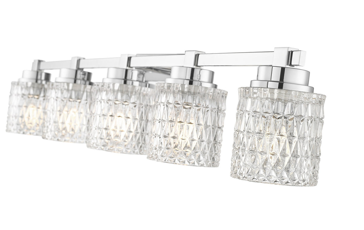 Luminaire de vanité Jacqueline Chrome, 40 1/4" – vue 4