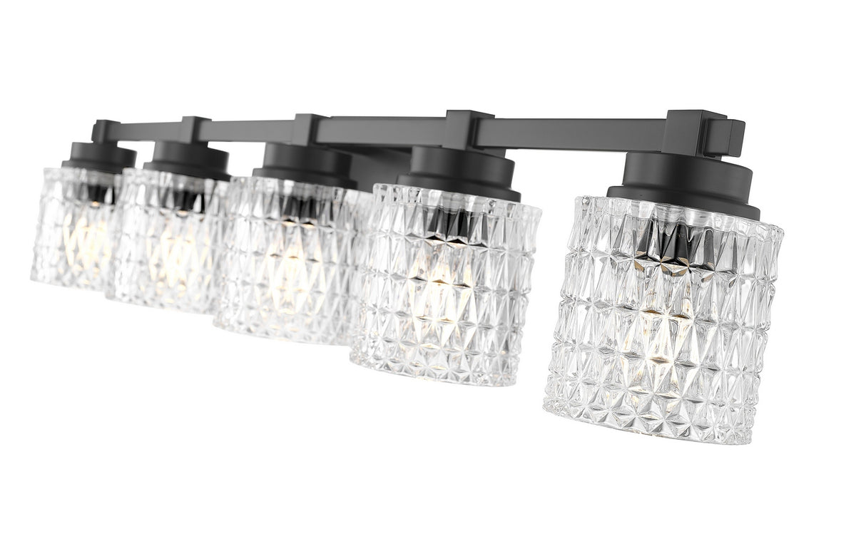 Luminaire de vanité Jacqueline Noir mat, 40 1/4" – vue 3