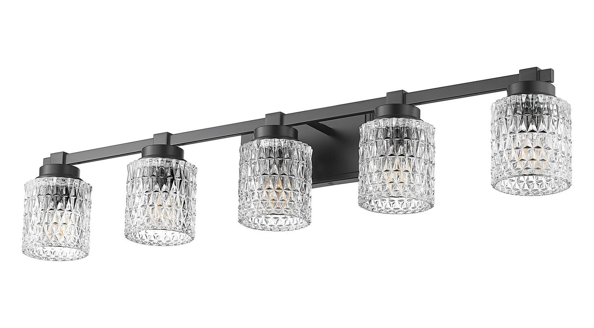 Luminaire de vanité Jacqueline Noir mat, 40 1/4" – vue 4