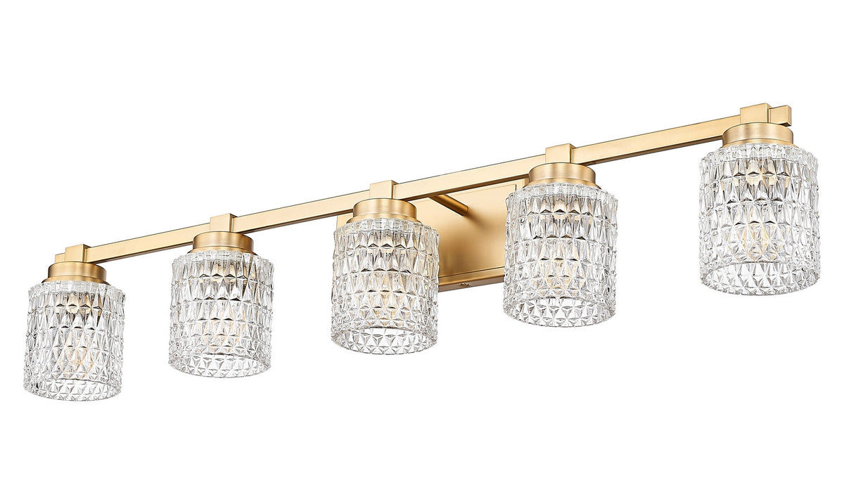 Luminaire de vanité Jacqueline Or moderne, 40 1/4" – vue 5