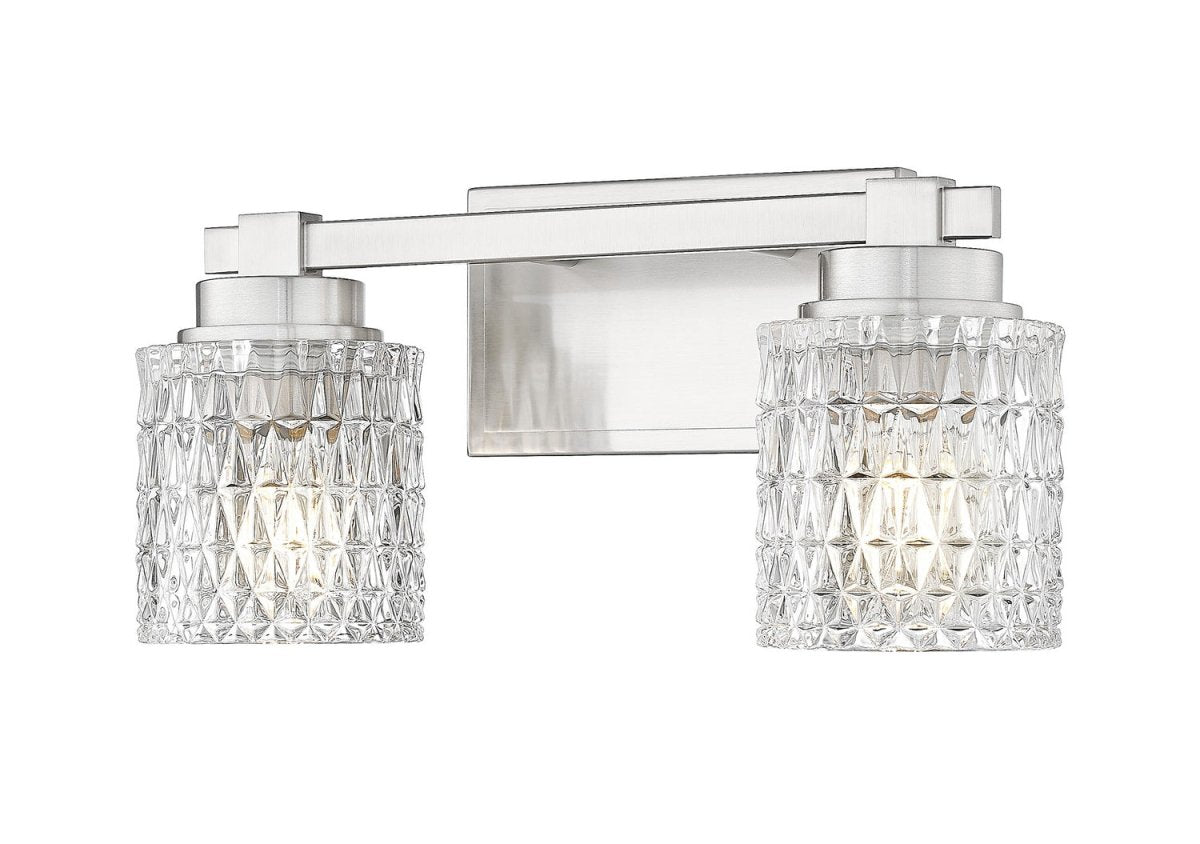 Luminaire de vanité Jacqueline - Nickel brossé 15 3/4" by Z-Lite | Luminaires & cie