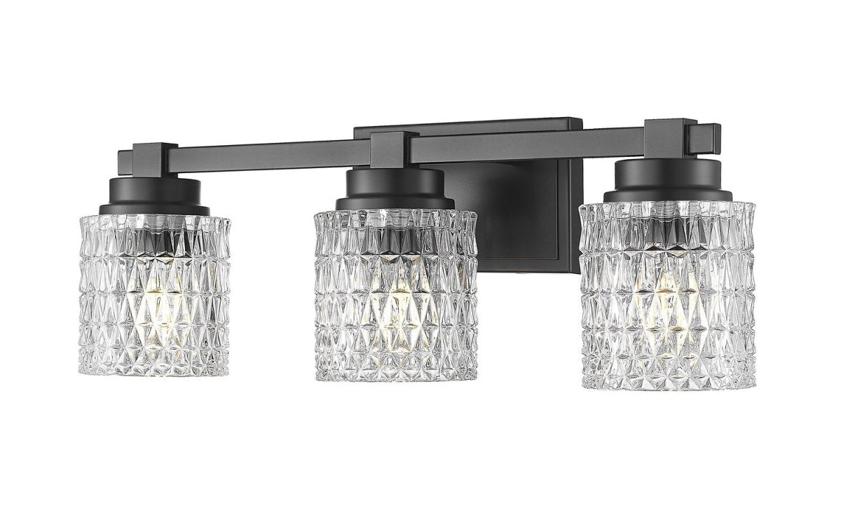 Luminaire de vanité Jacqueline - Noir mat 22 3/4" by Z-Lite | Luminaires & cie