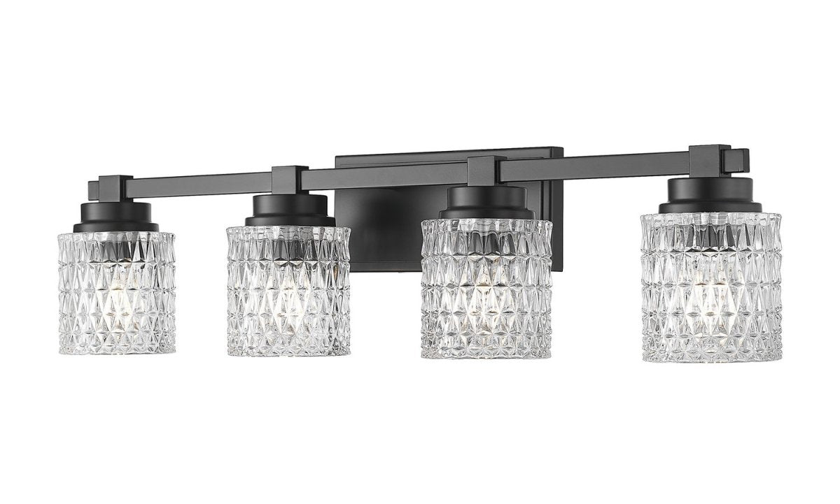 Luminaire de vanité Jacqueline - Noir mat 31 1/2" by Z-Lite | Luminaires & cie