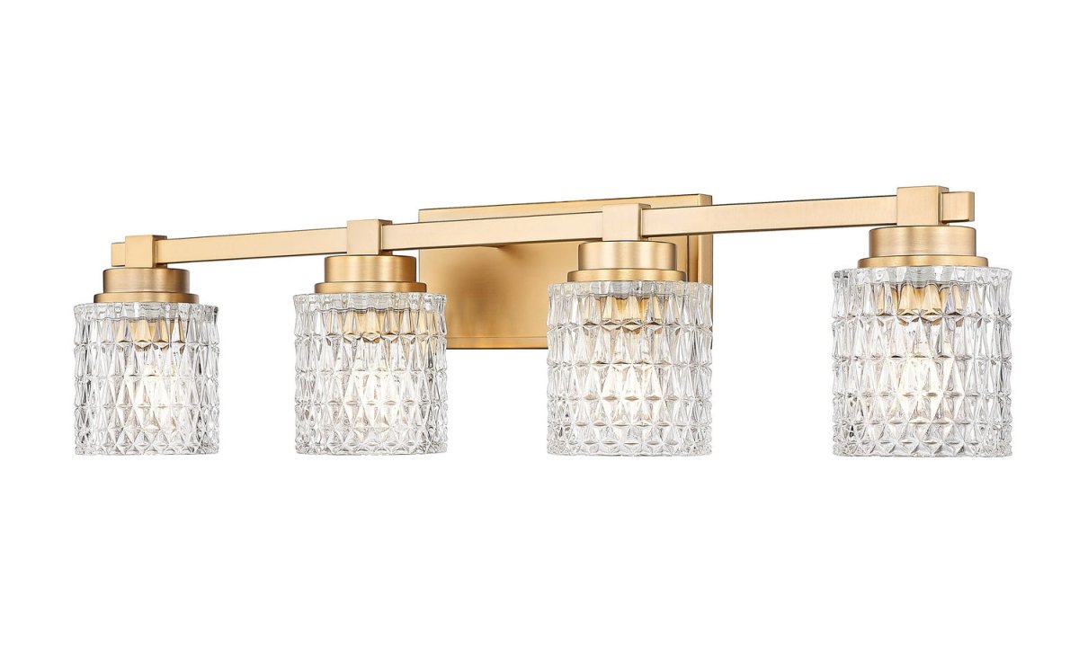 Luminaire de vanité Jacqueline - Or moderne 31 1/2" by Z-Lite | Luminaires & cie