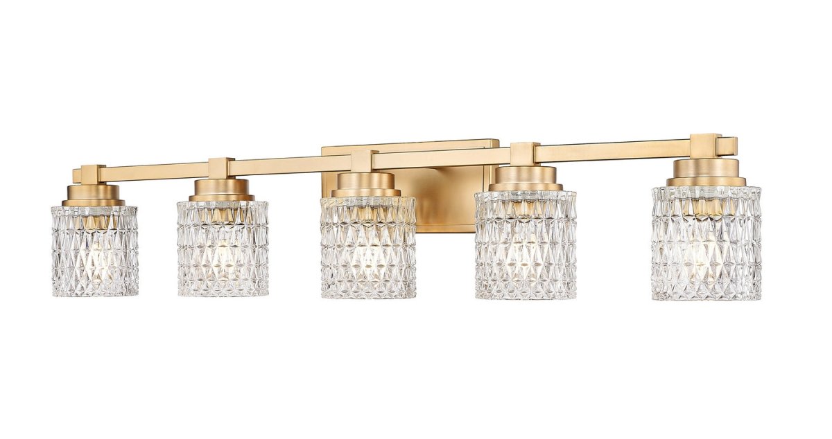 Luminaire de vanité Jacqueline - Or moderne 40 1/4" by Z-Lite | Luminaires & cie