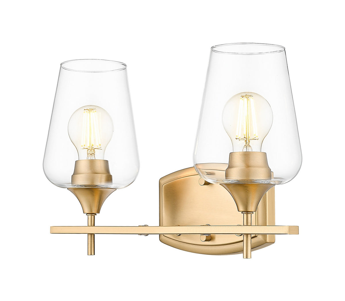 Luminaire de vanité Joliet Laiton bruni, 15" – Z-Lite