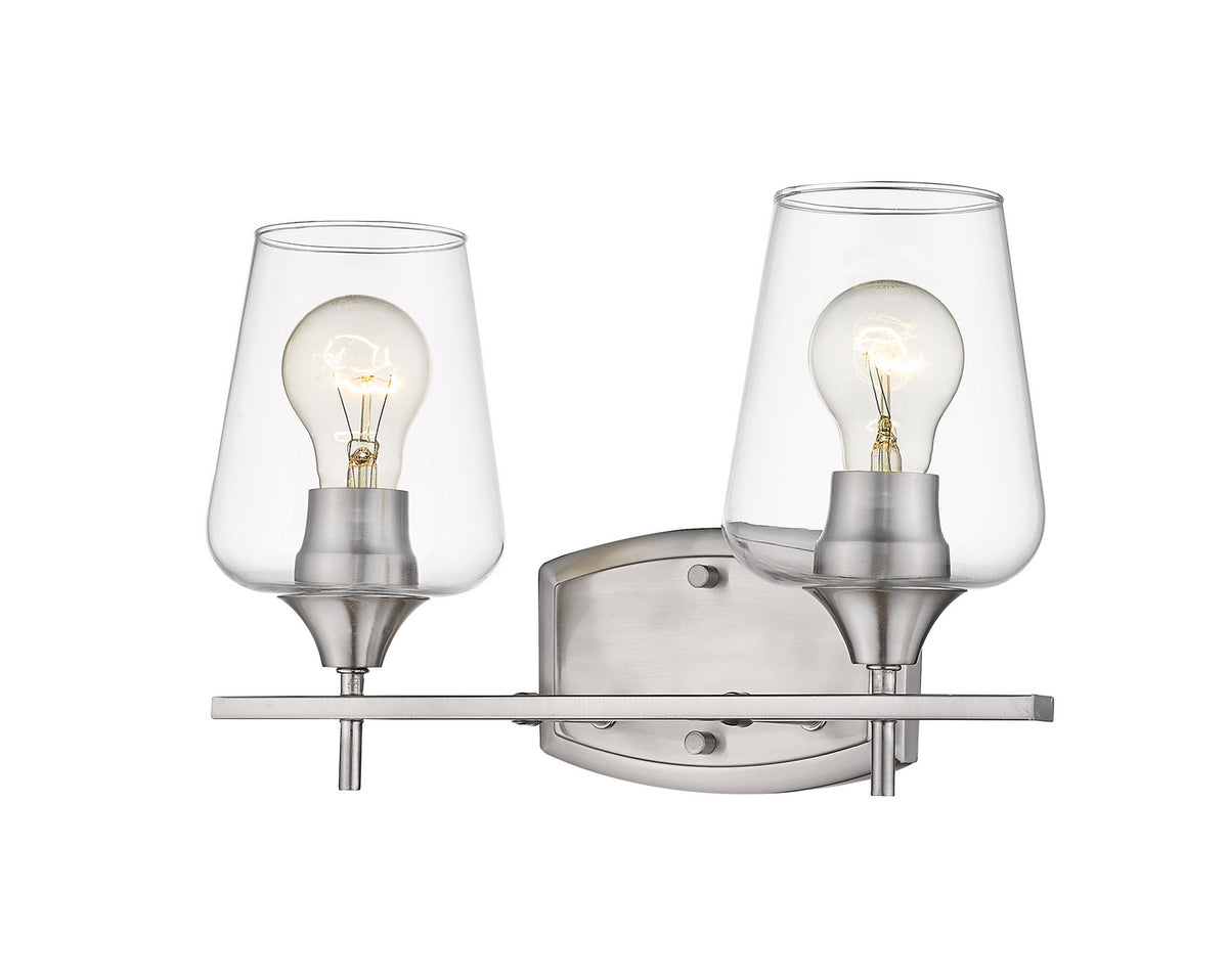 Luminaire de vanité Joliet Nickel brossé, 15" – Z-Lite