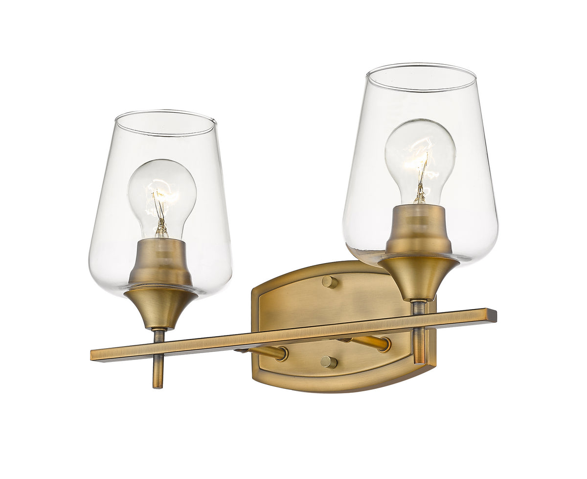 Luminaire de vanité Joliet Laiton ancien, 15" – vue 2