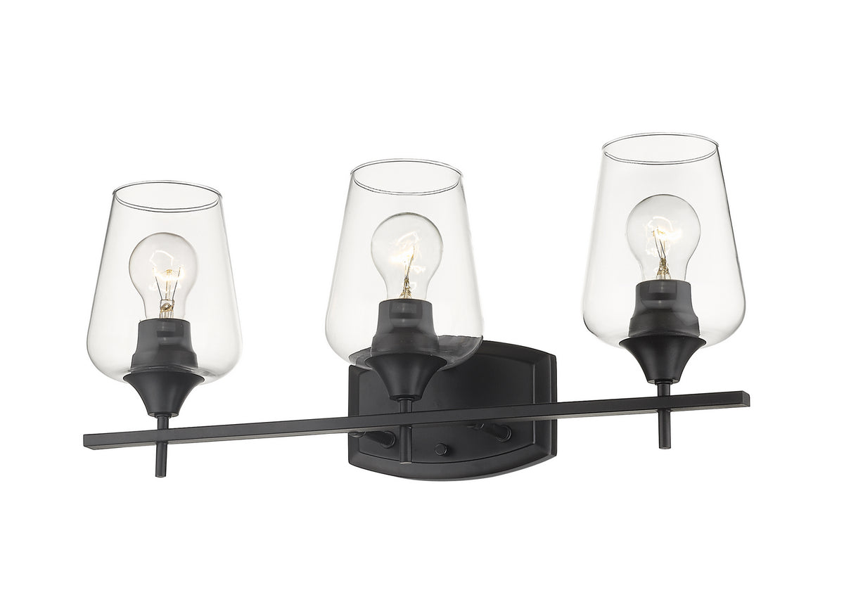 Luminaire de vanité Joliet Noir mat, 21 1/2" – vue 2