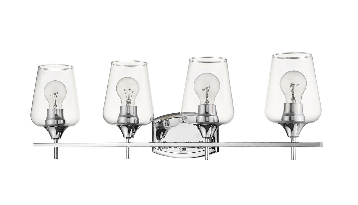 Luminaire de vanité Joliet Chrome, 30" – vue 3