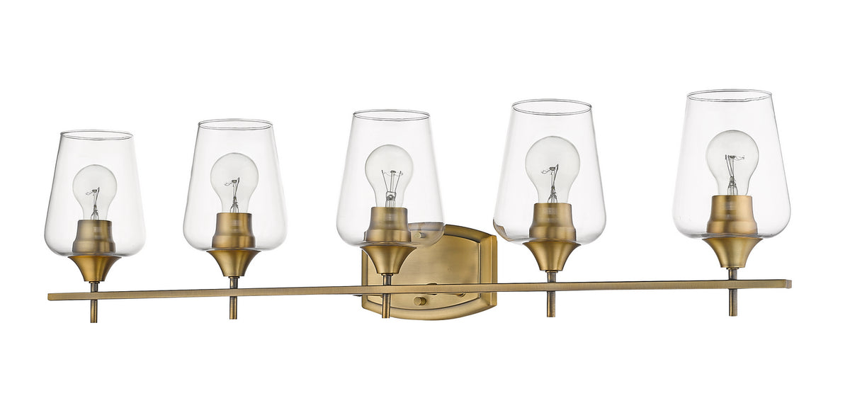 Luminaire de vanité Joliet Laiton ancien, 38" – vue 3