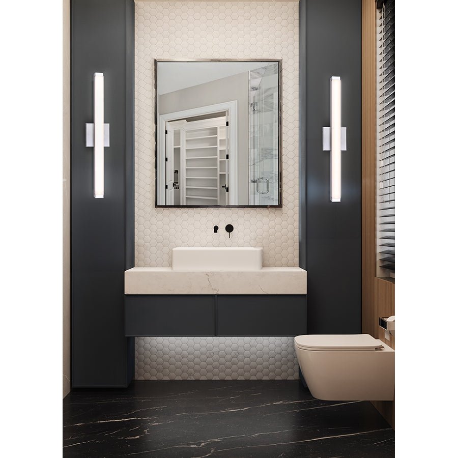 Luminaire de vanité Jonah - Nickel brossé 30" by Canarm | Luminaires & cie