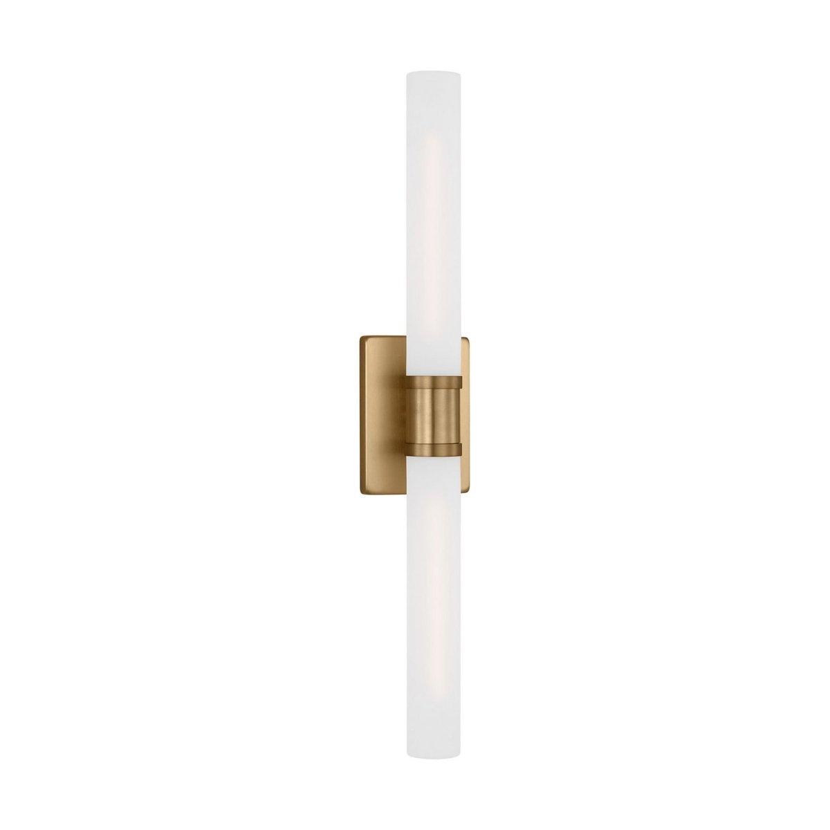 Luminaire de vanité Keaton - Nickel brossé Transparent strié 30" by Visual Comfort Studio | Luminaires & cie