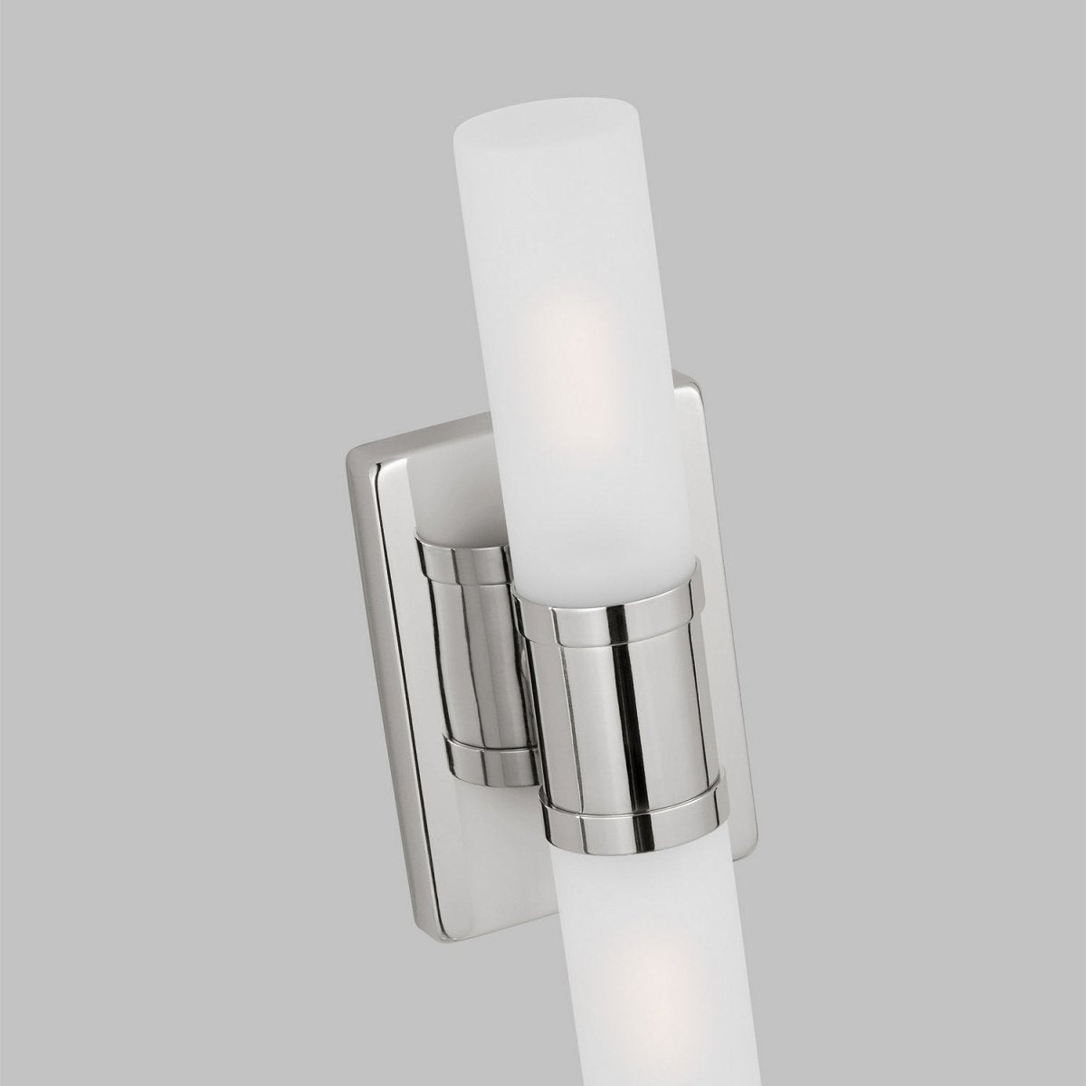 Luminaire de vanité Keaton - Nickel brossé Transparent strié 30" by Visual Comfort Studio | Luminaires & cie