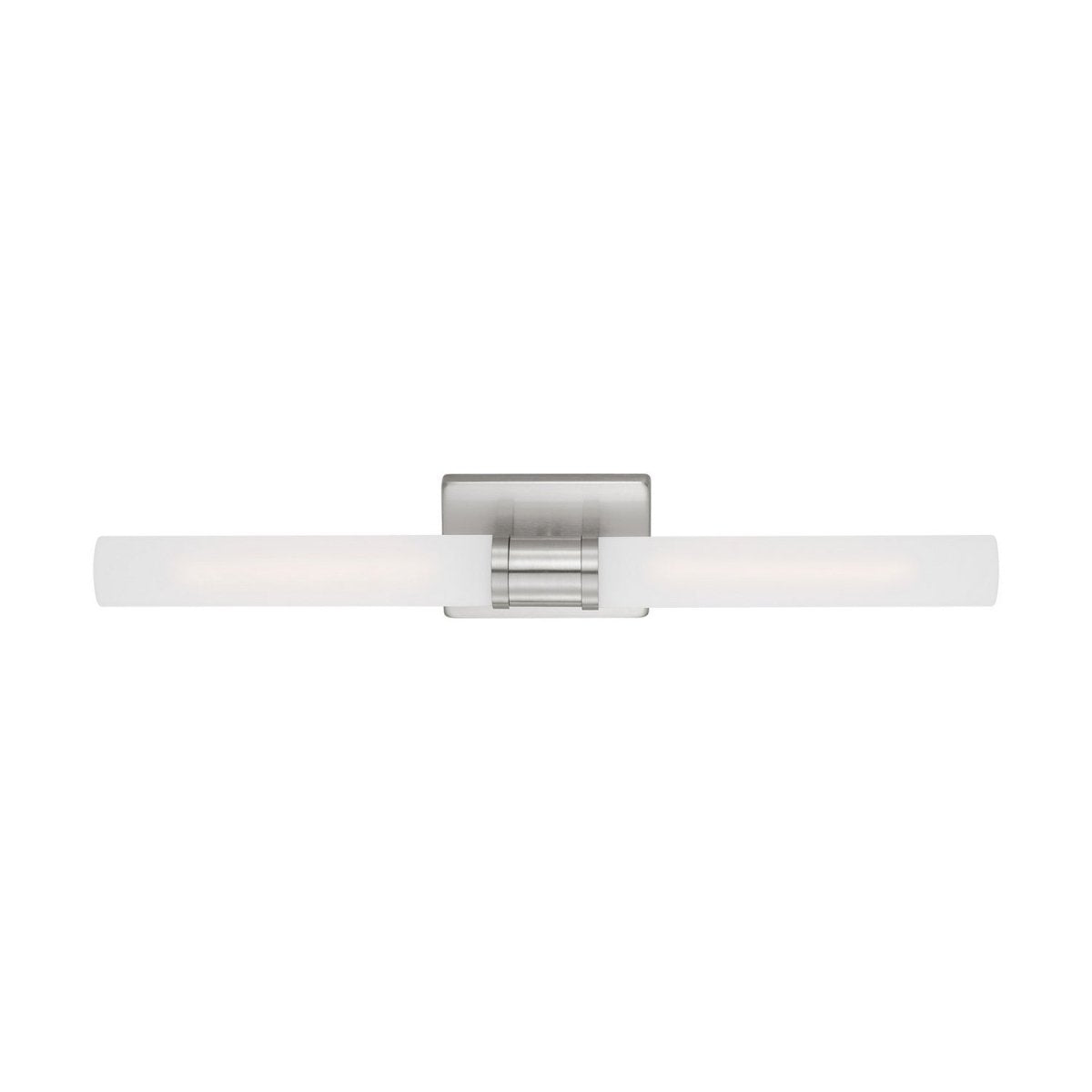 Luminaire de vanité Keaton - Nickel brossé Transparent strié 30" by Visual Comfort Studio | Luminaires & cie