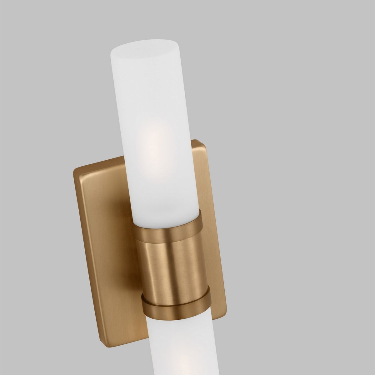 Luminaire de vanité Keaton - Nickel brossé Transparent strié 30" by Visual Comfort Studio | Luminaires & cie