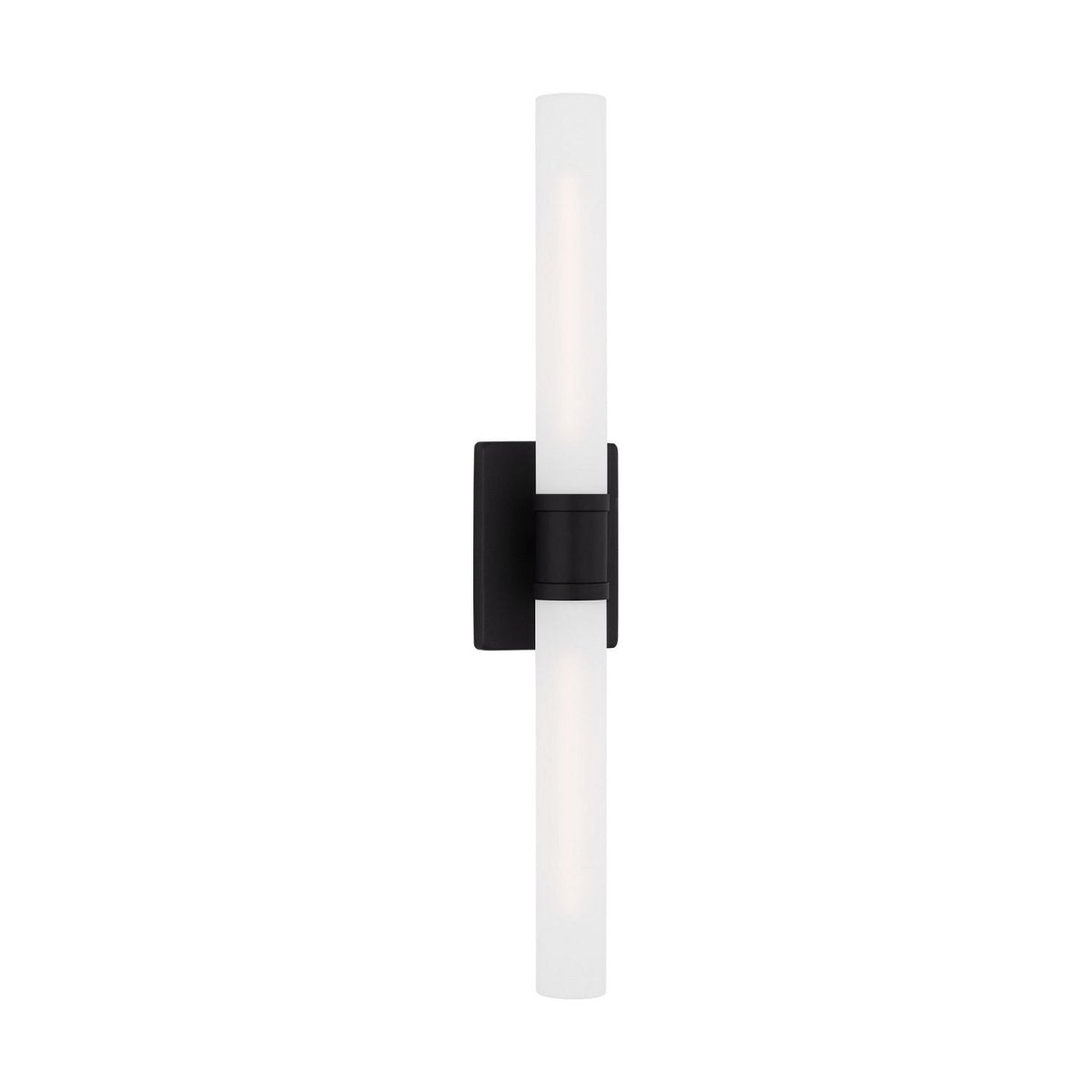 Luminaire de vanité Keaton - Nickel brossé Transparent strié 30" by Visual Comfort Studio | Luminaires & cie