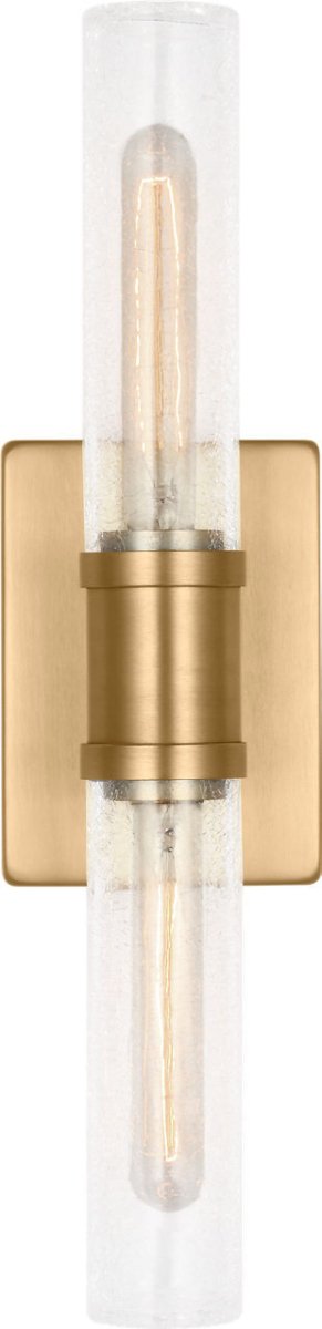 Luminaire de vanité Keaton - Nickel brossé Transparent strié 30" by Visual Comfort Studio | Luminaires & cie