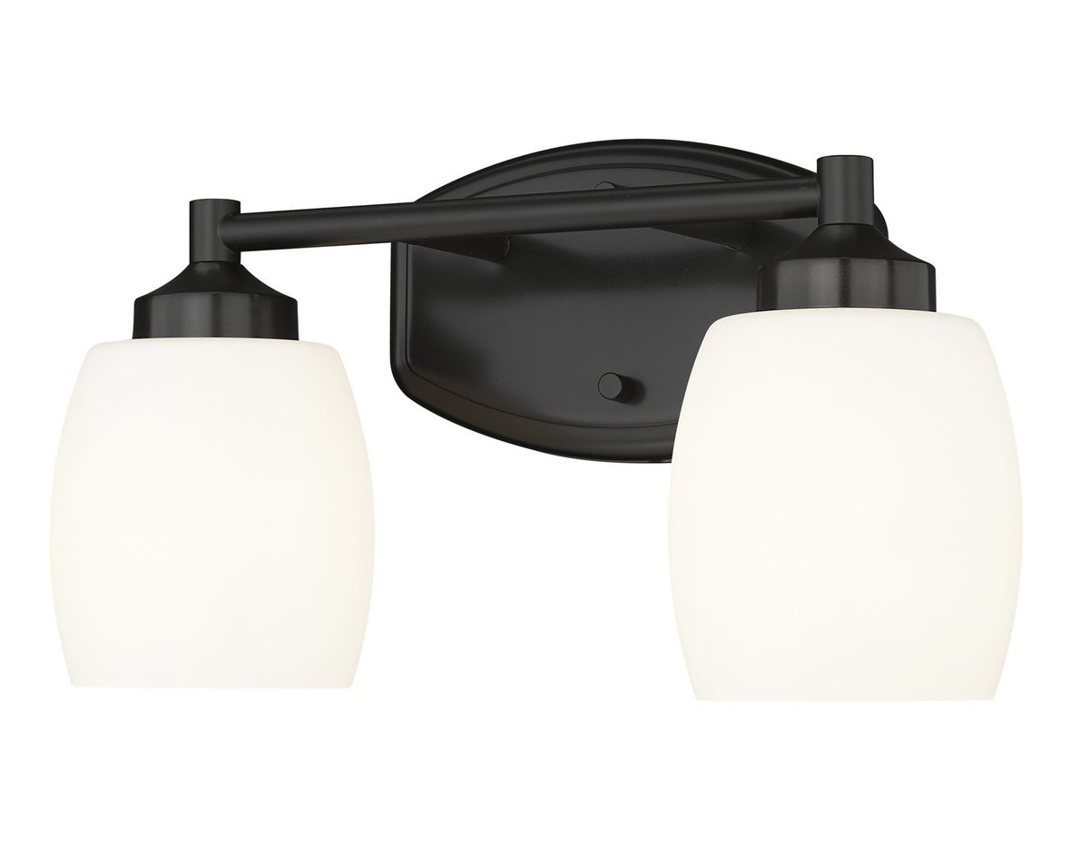 Luminaire de vanité Kendrick Noir mat, 14 1/2" – Z-Lite