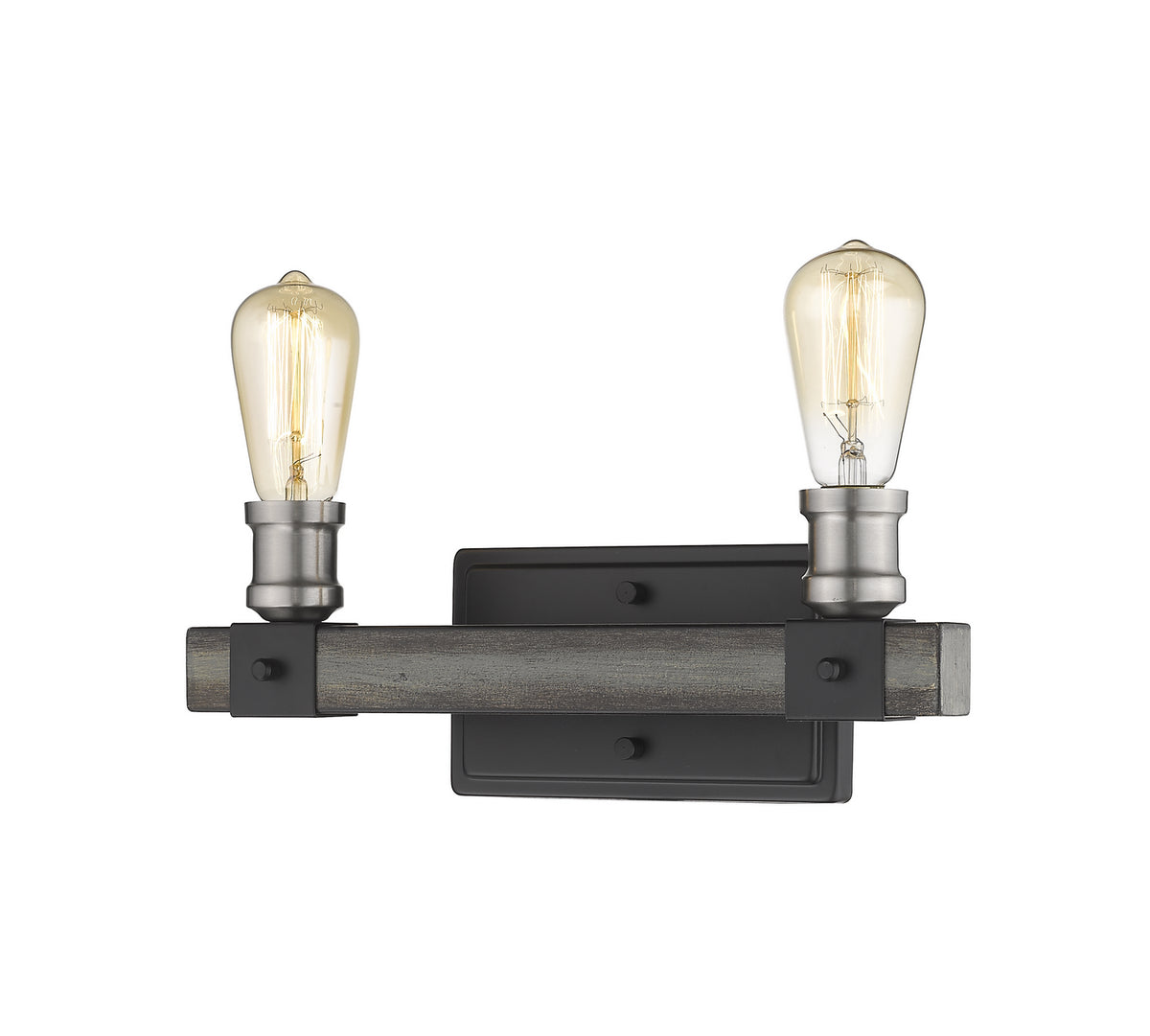 Luminaire de vanité Kirkland Bardeau gris cendré, 14" – Z-Lite