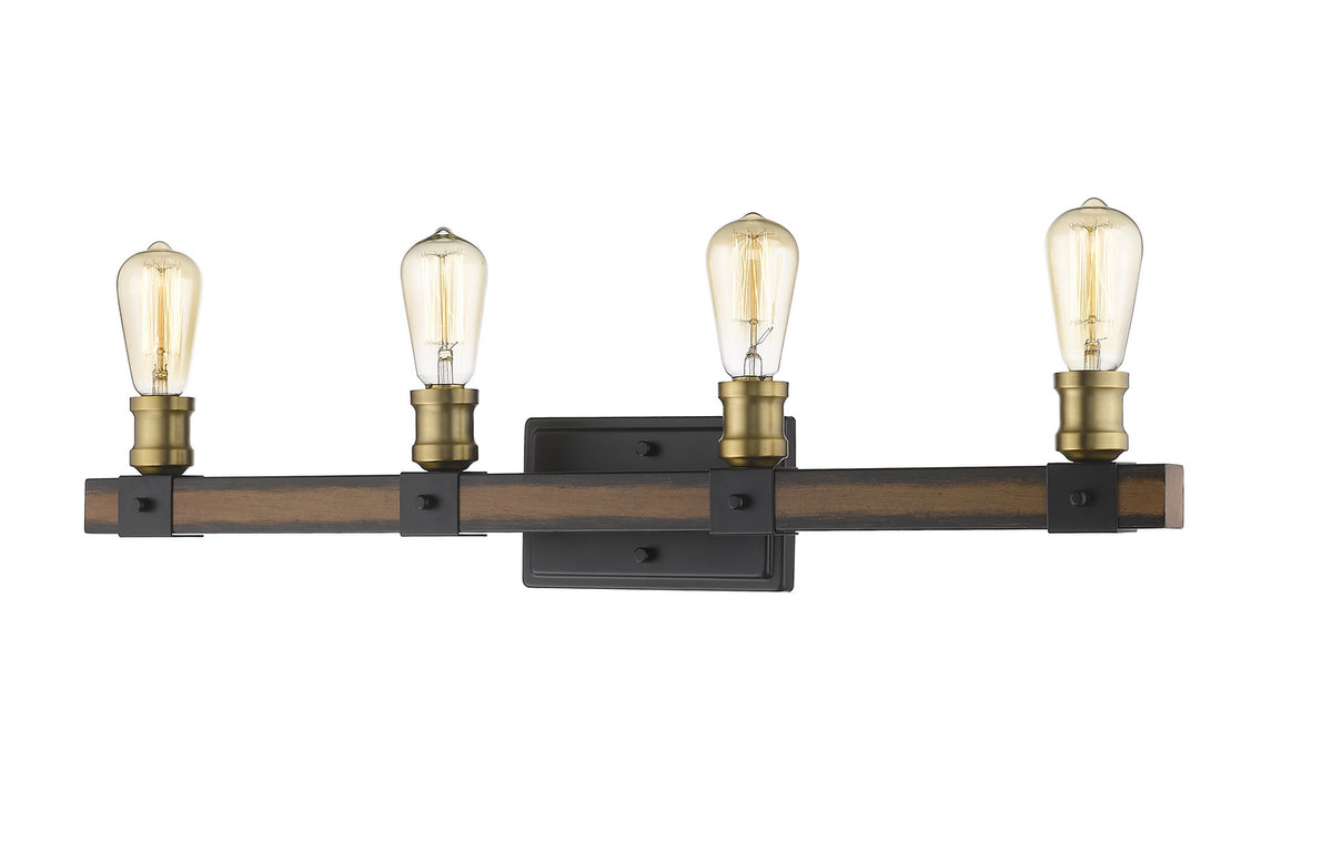 Luminaire de vanité Kirkland Acajou rustique, 30" – Z-Lite