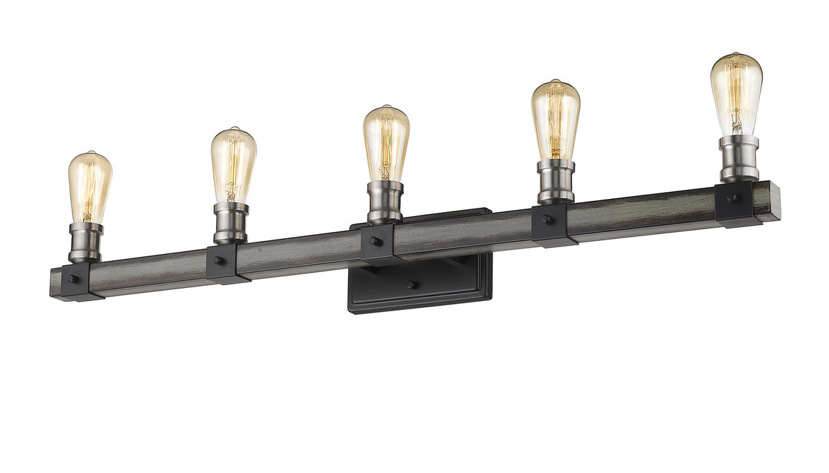 Luminaire de vanité Kirkland Bardeau gris cendré, 38" – vue 3