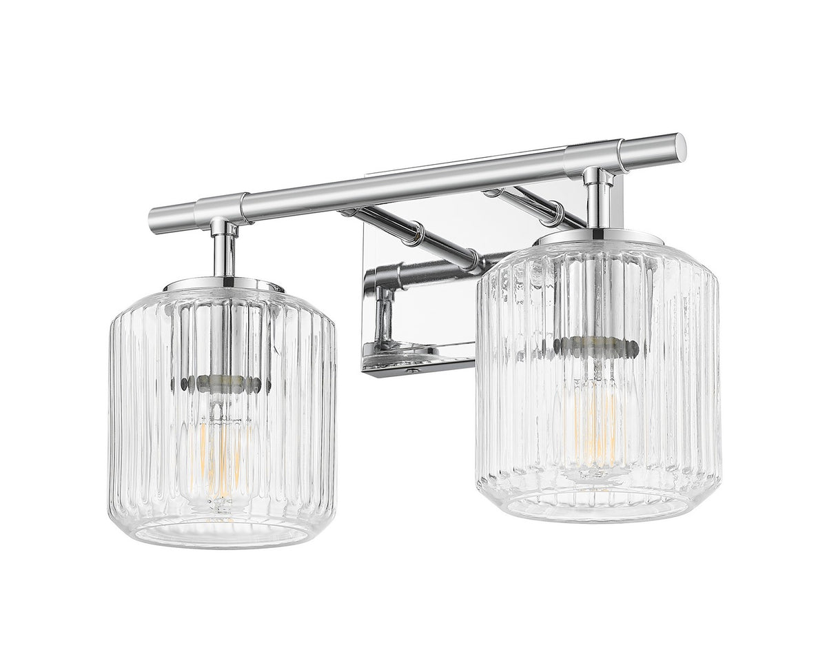 Luminaire de vanité Landon Chrome, 14" – vue 4