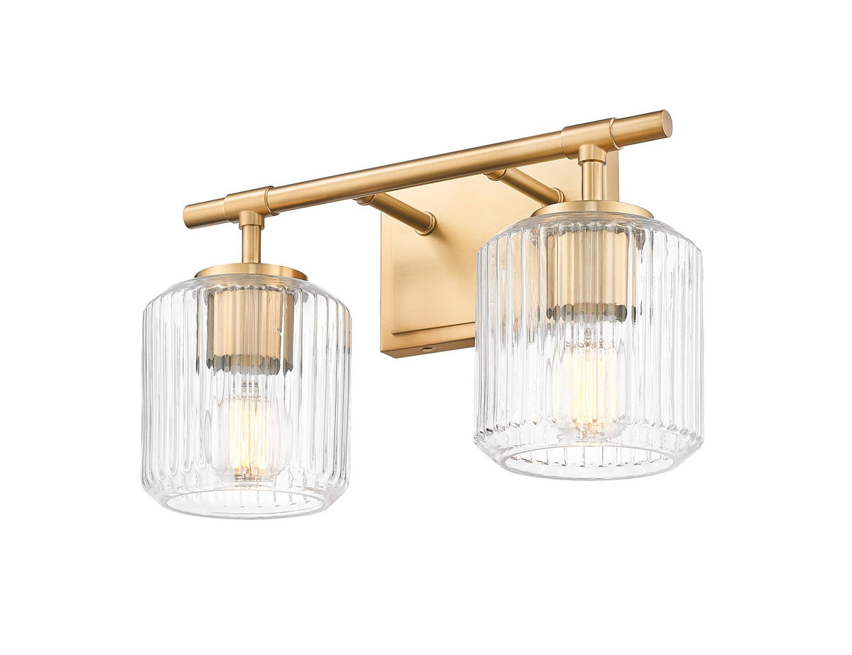Luminaire de vanité Landon Or moderne, 14" – vue 2