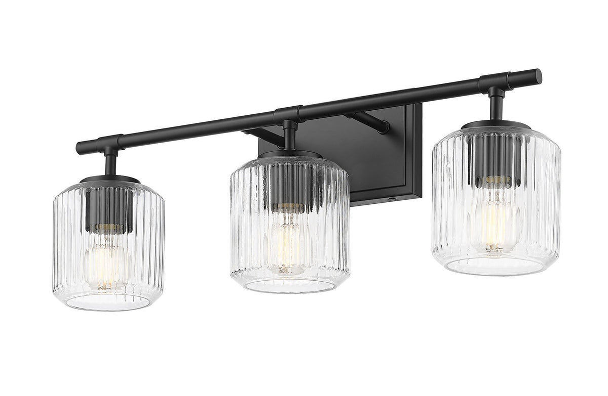 Luminaire de vanité Landon Noir mat, 24" – vue 2