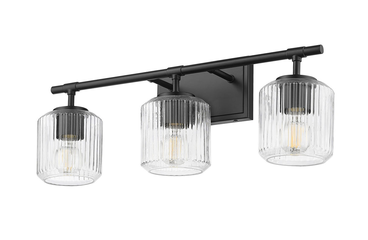 Luminaire de vanité Landon Noir mat, 24" – vue 4