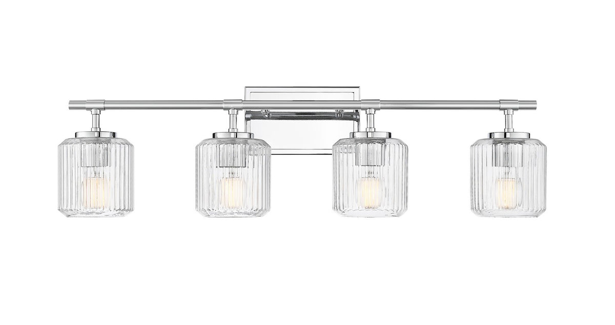 Luminaire de vanité Landon Chrome, 32" – vue 3