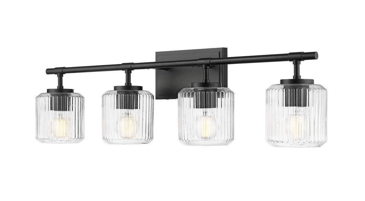 Luminaire de vanité Landon Noir mat, 32" – Z-Lite