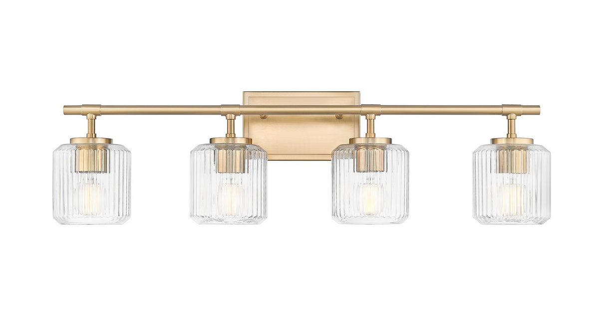 Luminaire de vanité Landon Or moderne, 32" – vue 3