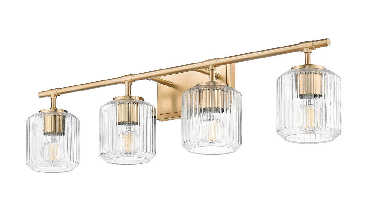 Luminaire de vanité Landon Or moderne, 32" – vue 4