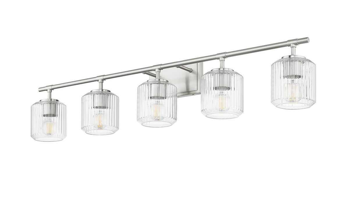 Luminaire de vanité Landon Nickel brossé, 42" – vue 4