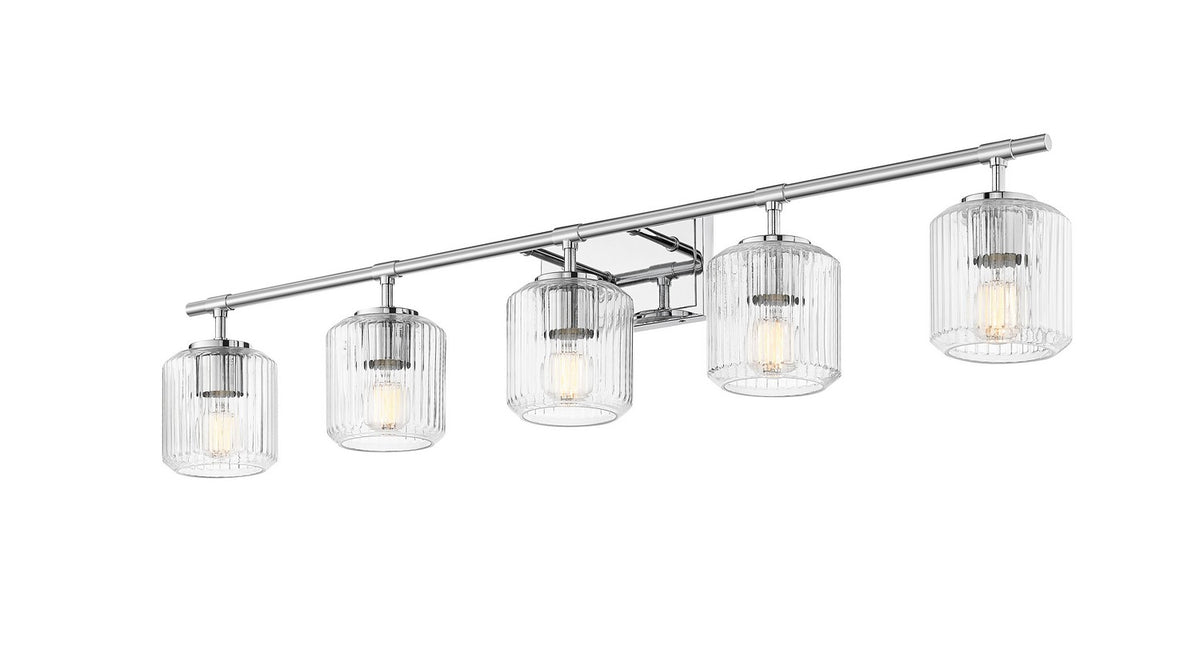 Luminaire de vanité Landon Chrome, 42" – vue 2