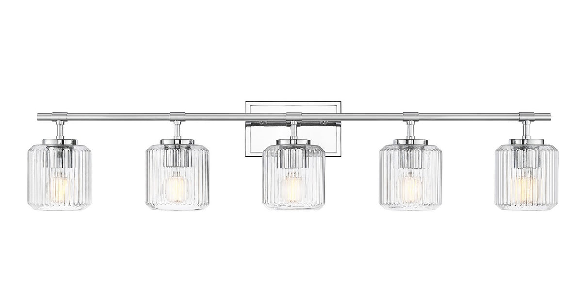 Luminaire de vanité Landon Chrome, 42" – vue 3