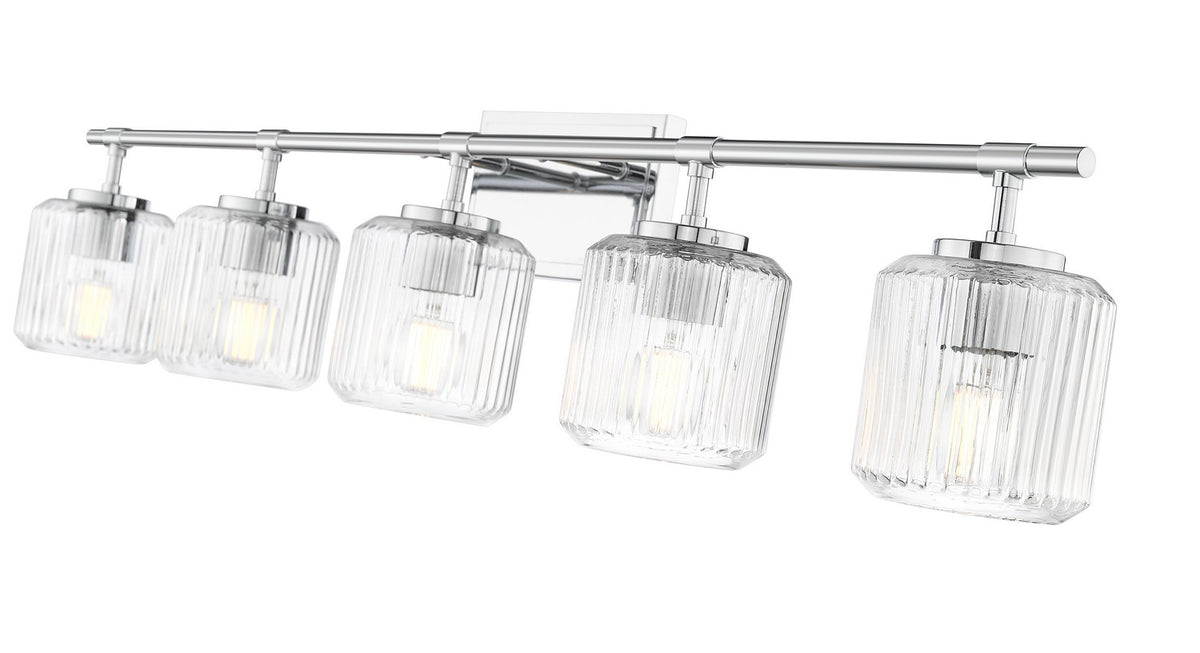 Luminaire de vanité Landon Chrome, 42" – vue 5