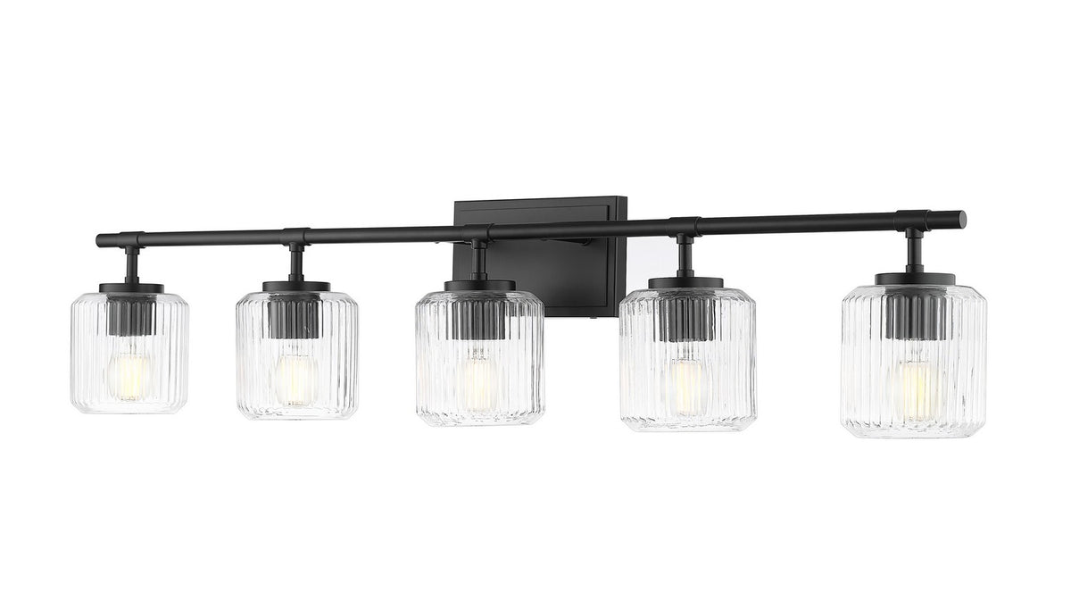 Luminaire de vanité Landon Noir mat, 42" – Z-Lite