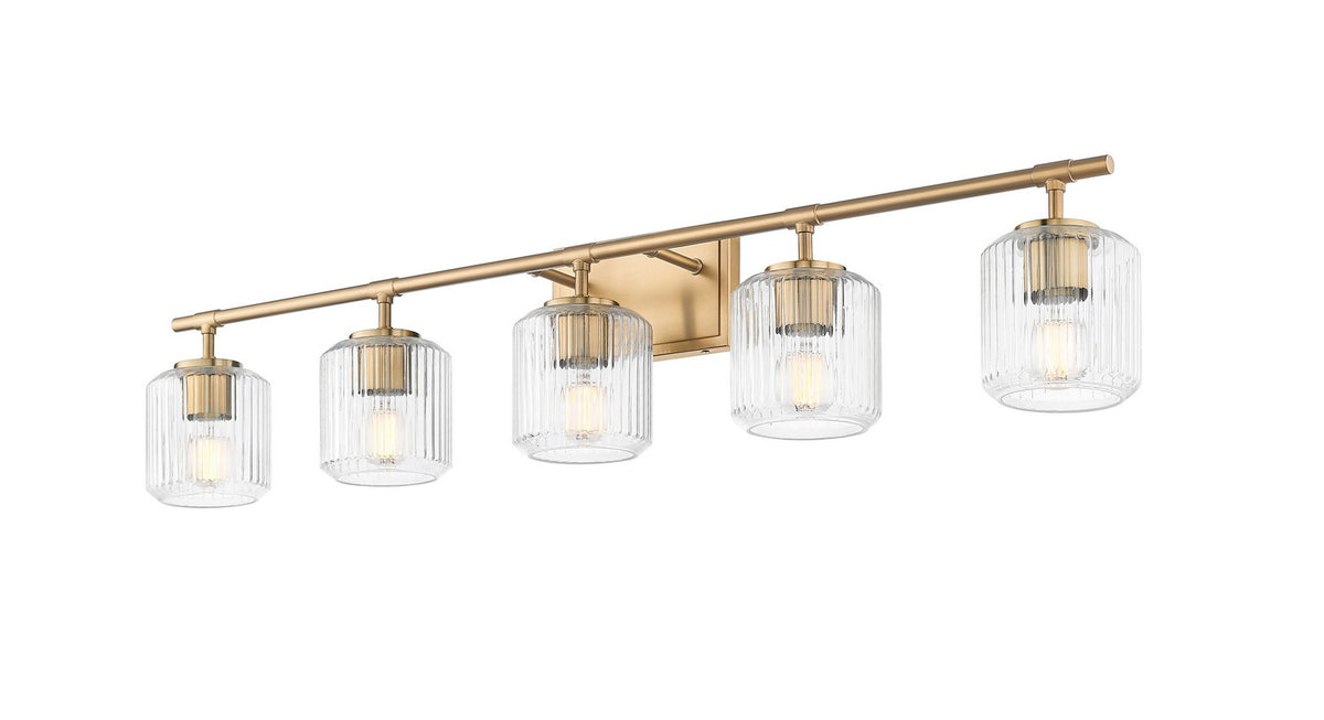 Luminaire de vanité Landon Or moderne, 42" – vue 2